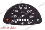 МЗ СТЪКЛО С ГРИВНА И ЦИФЕРБЛАТ ЗА КИЛОМЕТРАЖ ДО 140 km/h - ES 125/150/175/250-4